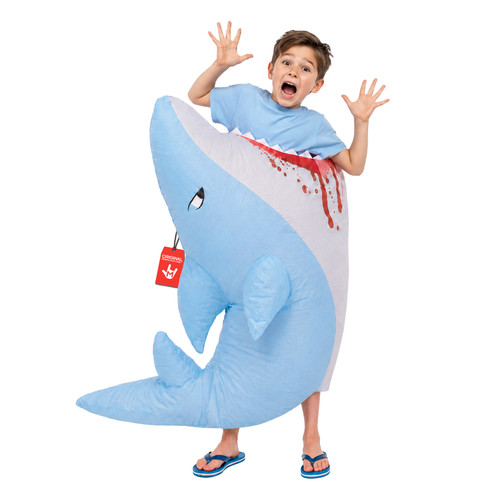 Kids inflatable shark - inflatable, attack